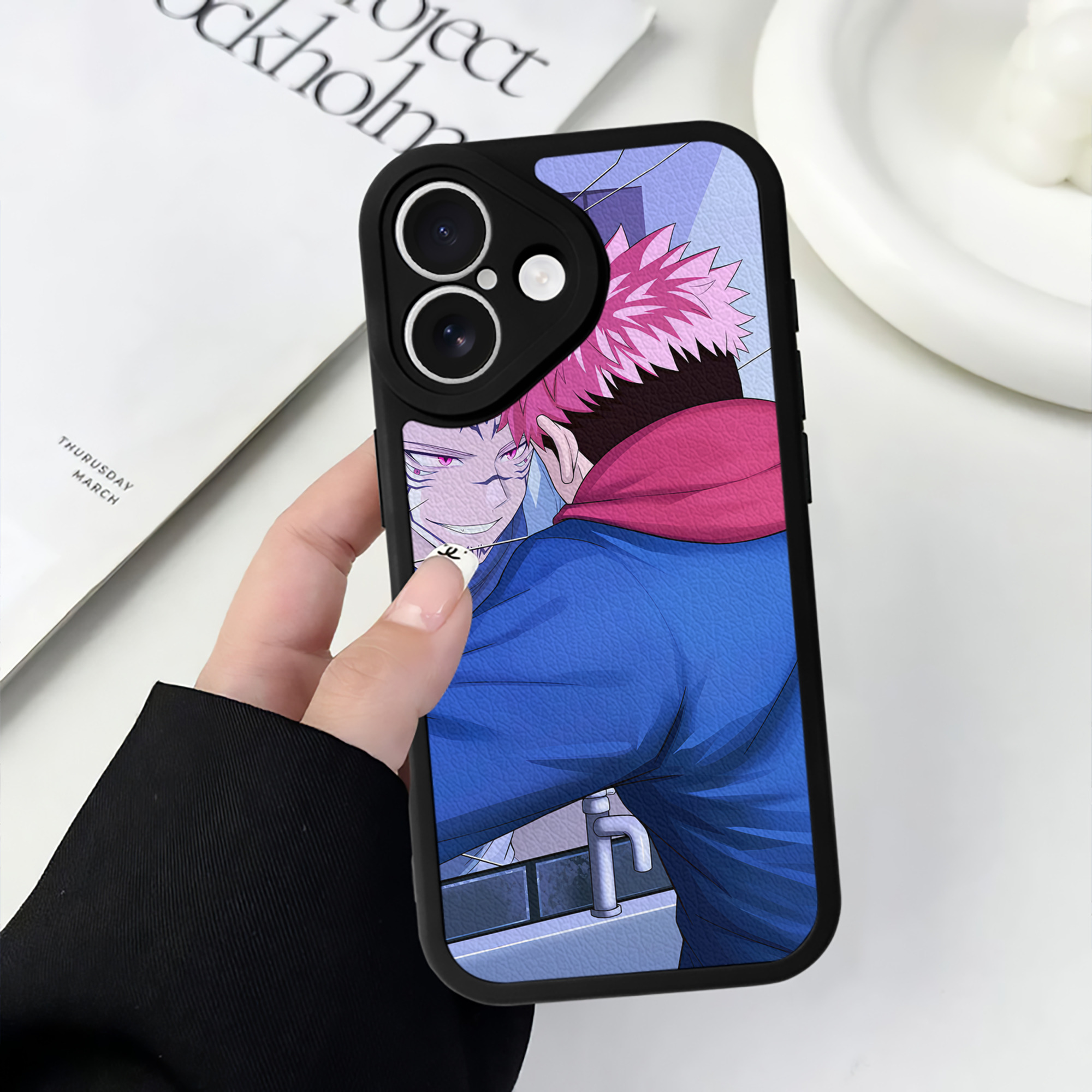 （画像用） SPY×FAMILY间谍家家酒 【iPhone 16シリーズ対応】シリコンスマホケース（レザー調） 材質：シリコン